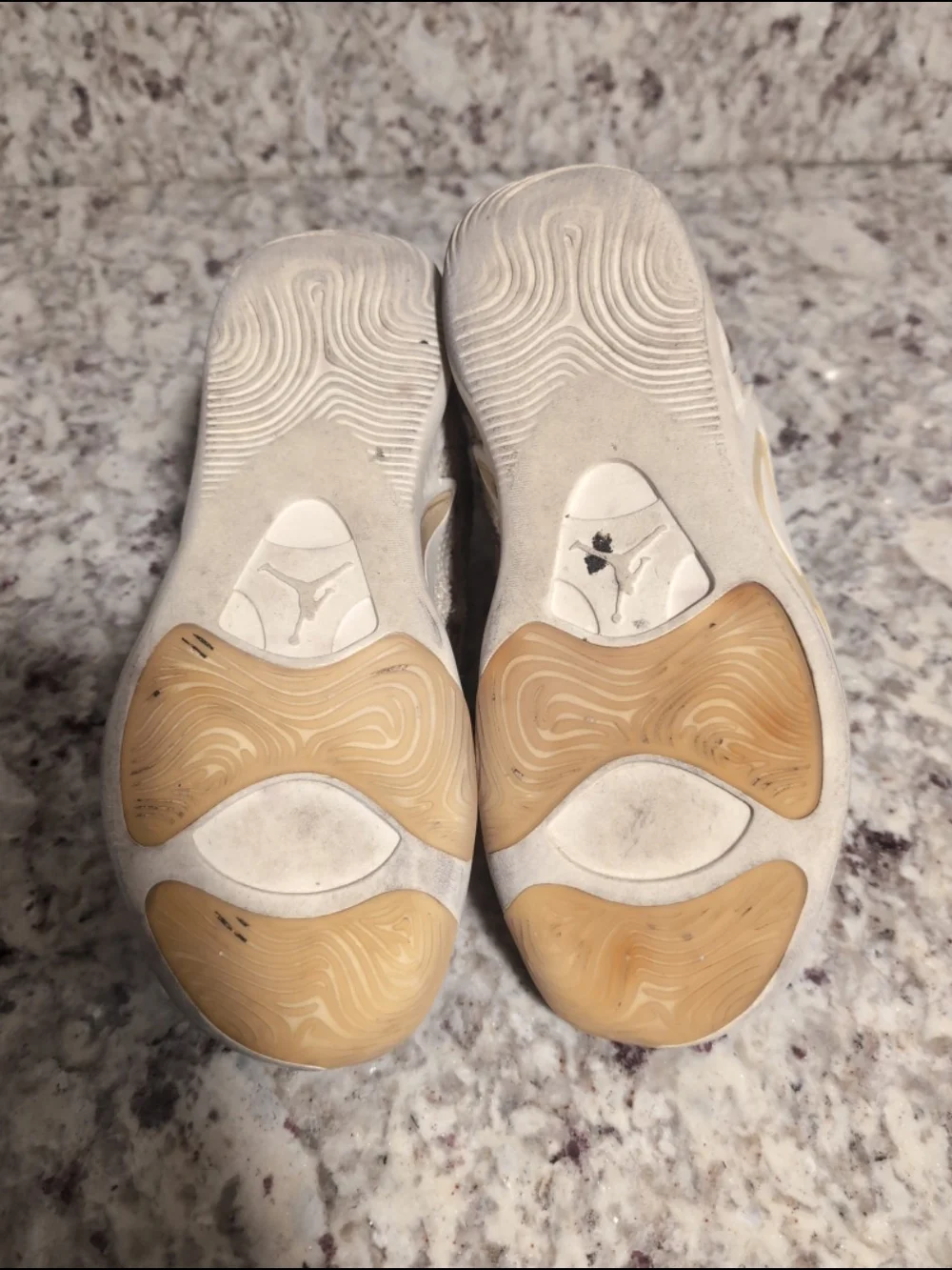 Jordan Tatums- Beige & Brown Patterned/Big Kids Size 6